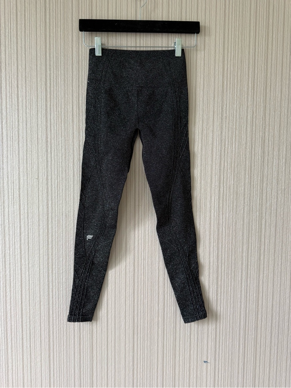 Fabletics Black sparkle High-Waist Leggings